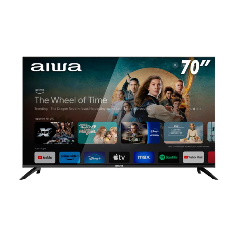 Televisor Aiwa 70" QLED - Google TV.