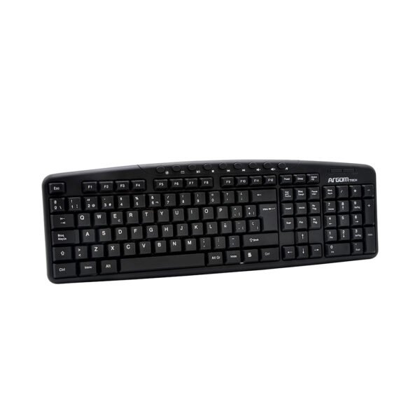 Teclado Argom Tech - Alámbrico / USB / Multimedia