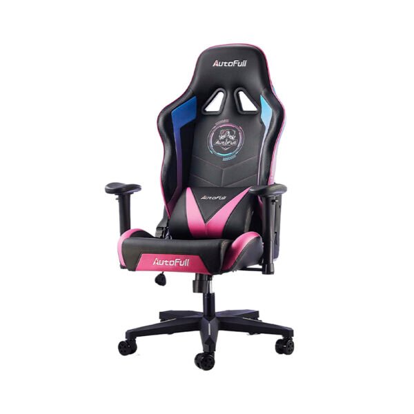 AutoFull AF075RPSA-CB Racing Gaming Chair Black Pink -2