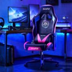 AutoFull AF075AutoFull AF075RPSA-CB Racing Gaming Chair Black Pink. -3RPSA-CB Racing Gaming Chair Black Pink. -3