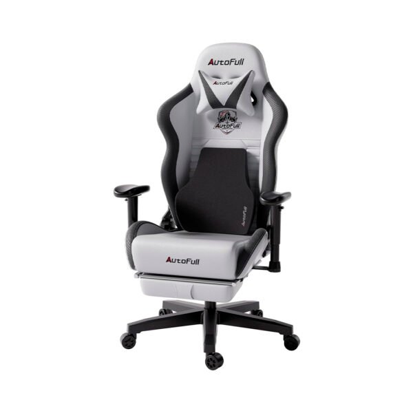 AutoFull AF083GPJA-CB Gaming Chair Grey Black Synthetic Leather