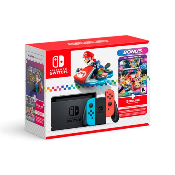 Consola Nintendo Switch - Mario Kart 8 Delux + Online