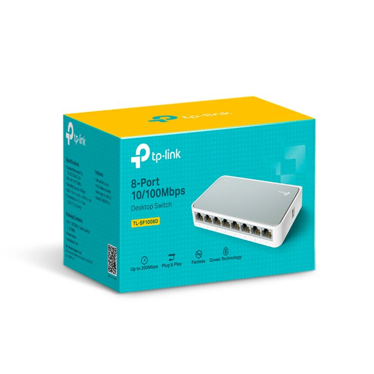 Switch TP-Link TLSF1008D - 8 Puertos / 10/100Mbps.