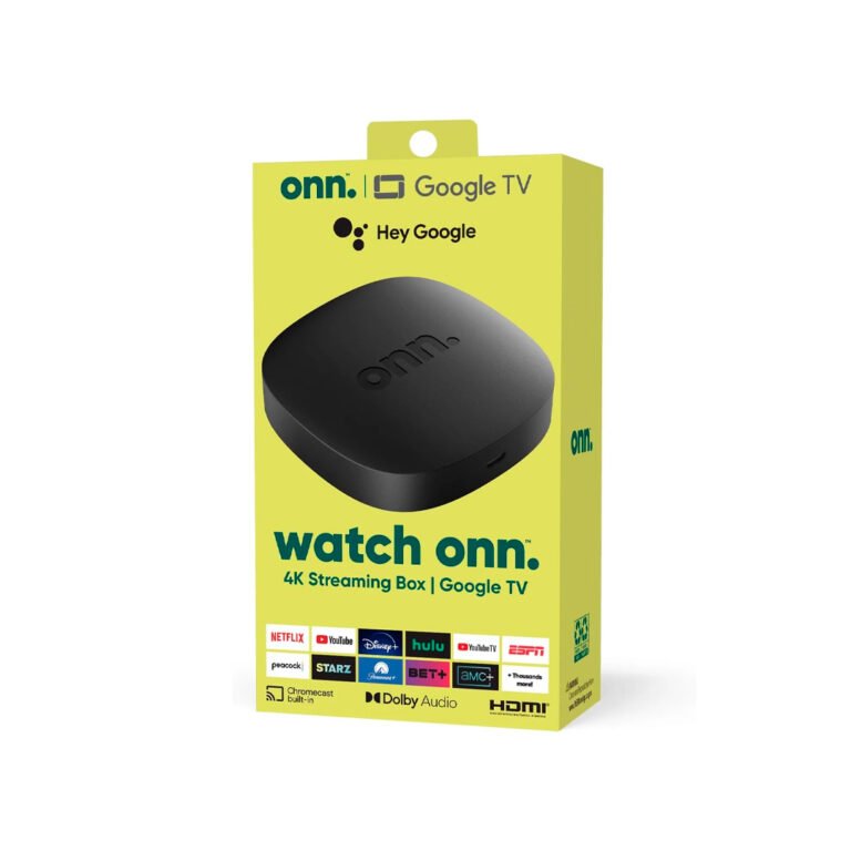 Onn 4K Streaming Box - Google TV