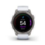 Garmin Epix Pro (Gen 2) Sapphire Edition 47mm (010-02803-20) Titanium with Whitestone Band. -2