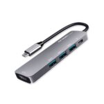 Adaptador Argom Tech One Axess 5-in-1 Type-C Hub