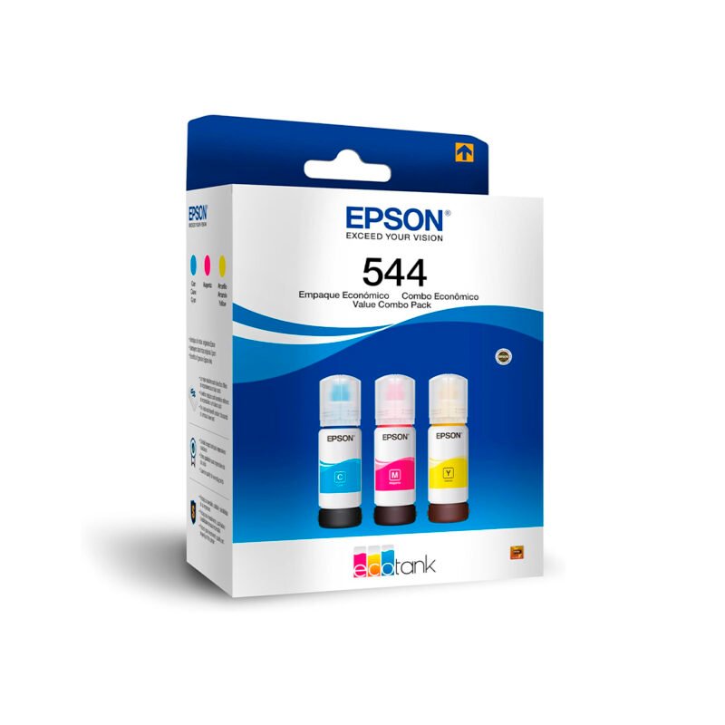 Tintas Epson ecotank T544520-TRI (Cyan, Yellow, Magenta) Tri Ink Bottle