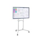 Base Mobile 37"-70" Mount-It Mobile TV Cart & Digital Whiteboard