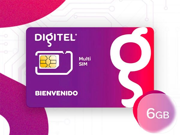 Línea Digitel 6gb