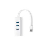 Adaptador Tp-Link USB 3.0 - 3-Port Hub and Gigabit UE330