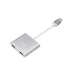 Adaptador Unno Tekno - USB-A a Dual HDMI