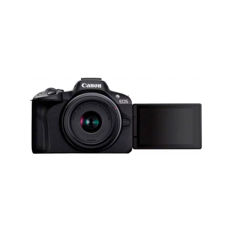 Cámara Canon EOS R50 - RF-S 18-45mm / F4.5-6.3 / IS STM / Kit + Accesories Kit