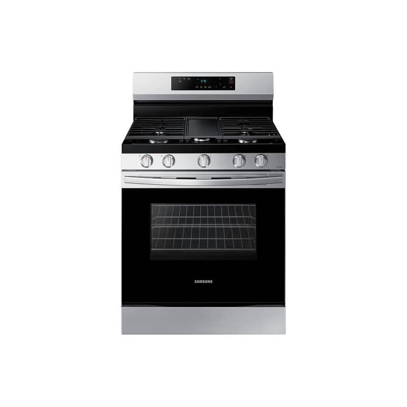 Cocina Samsung NX60A6115SS - 30″ / 5 quemadores / 6.0 ft³