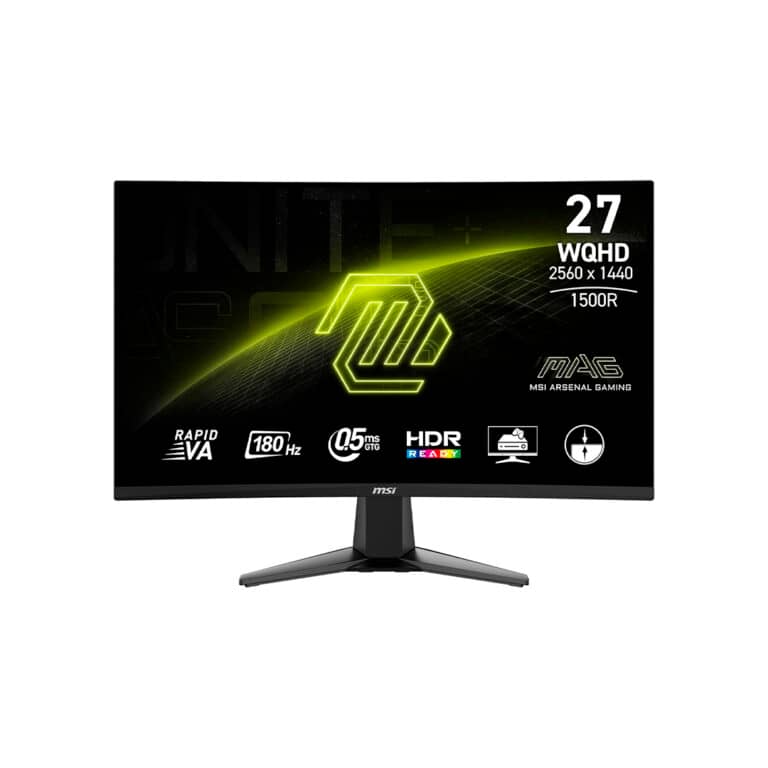 Monitor MSI MAG 27CQ6F - 27" / WQHD / Curve / 180Hz / 1 ms