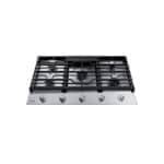 Placa de cocina Samsung de gas incorporada de 36" / 5 quemadores / NA36R5310FS/AA 