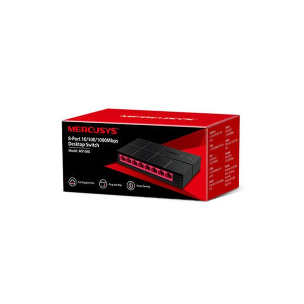 Mercusys Switch MS108G 8ptos Gigabit