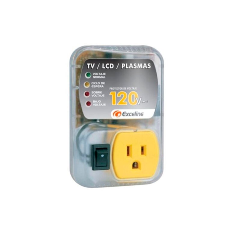 Exceline Protector de Voltaje para Equipos Electronicos Profesionales GSM-EP120 120V
