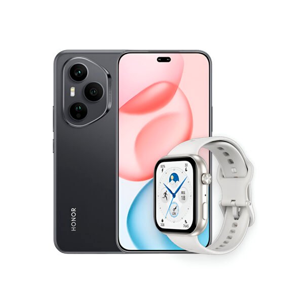 Honor 400 Pro DNP-NX9, Midnight Black con reloj