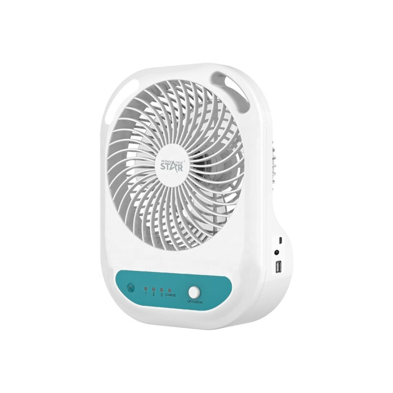 Ventilador de Mesa WINNINGSTAR ST-4052 - 6" / Luz LED 
