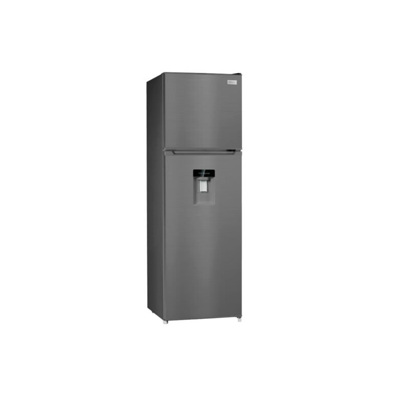 Oster Refrigeradora No Frost 248L (PNFME2900VD) con Dispensador de Agua, Gris