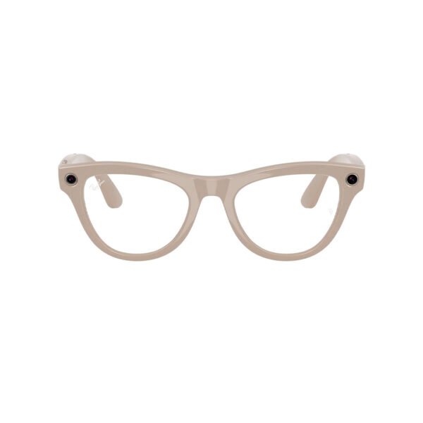 Ray Ban Meta Skyler RW4010 Shiny Chalky Gray Transition Sapphire