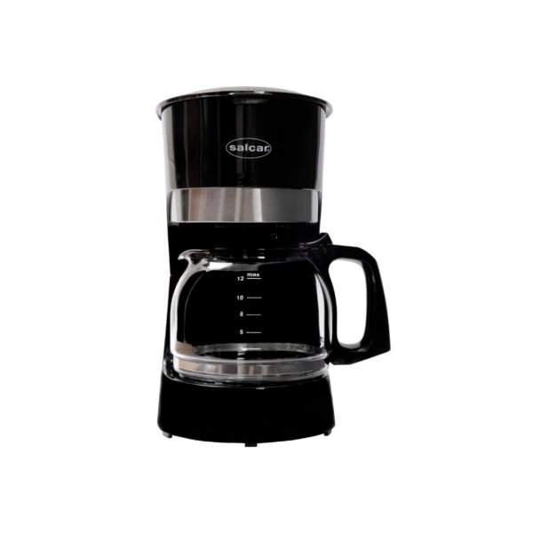 Salcar Cafetera Clasica 12 Tazas (SAL-CFM12T-BK), Negro